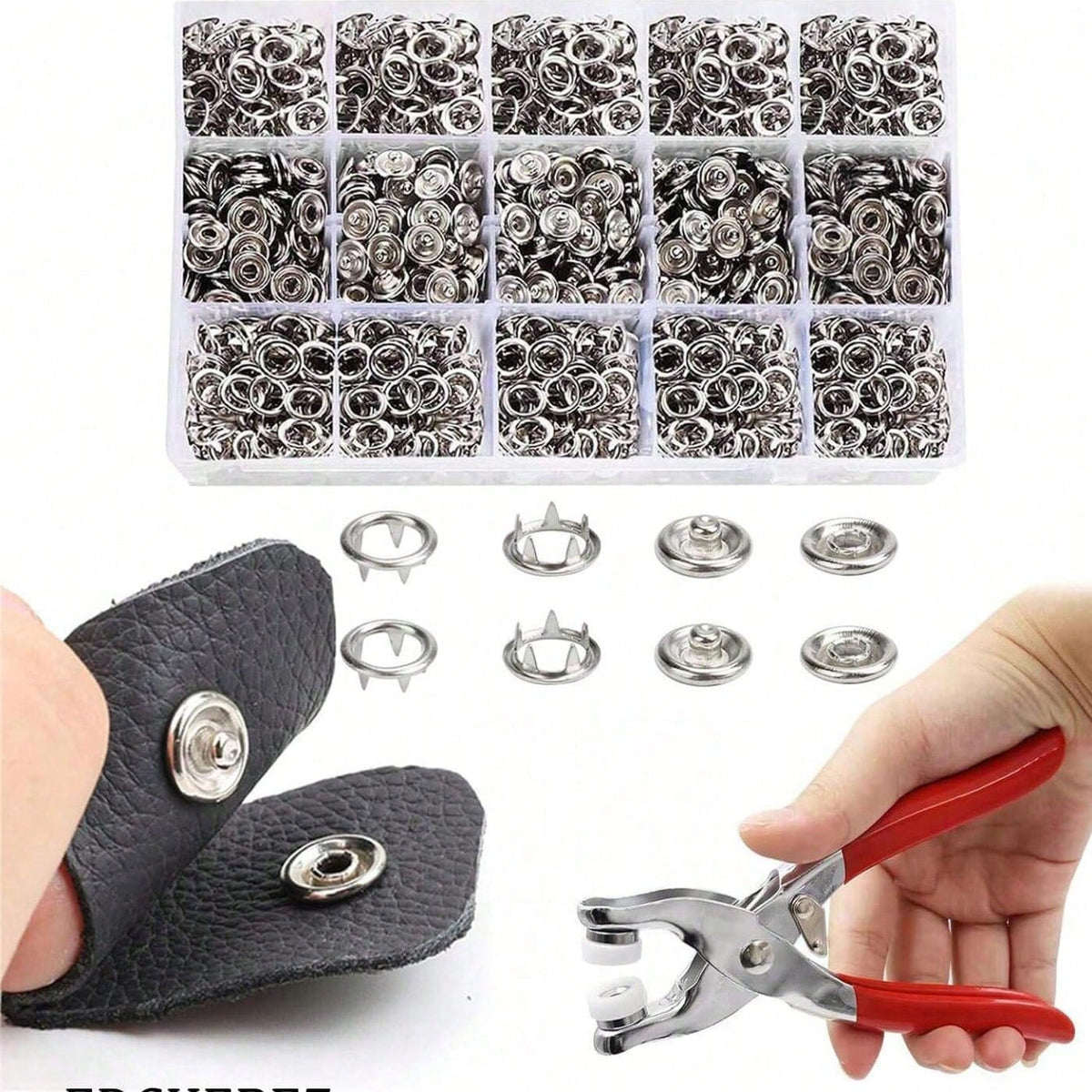 Metal Snap Fastener Pliers Kit